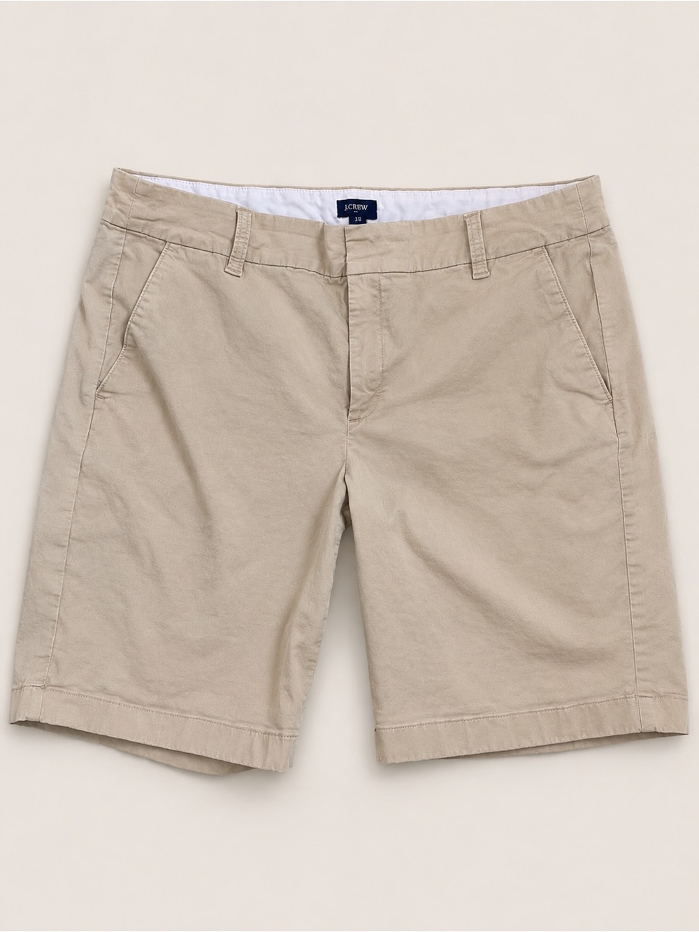 J.Crew Chino Bermuda Shorts Khaki Tan Women’s Size 12